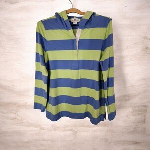 Vineyard Vines Blue and Green Striped Sweater